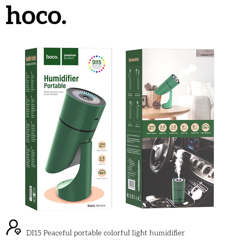DI15 Peaceful portable colorful light humidifier