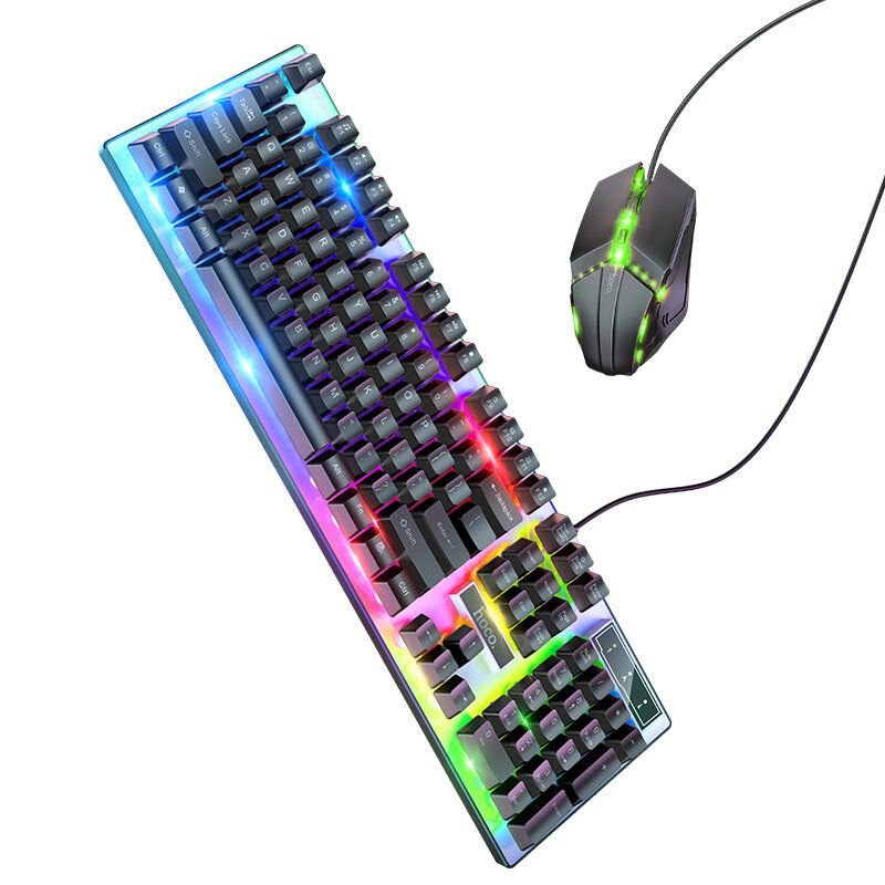 GM18 Glowing Illuminated Gaming Keyboard and Mouse Set TR00153