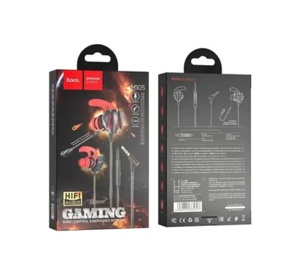 HOCO M105 Talon Wire Control Gaming Headset with Mic TR00198