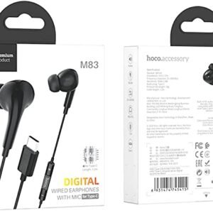HOCO M83 type-c original series digital earphone black TR00190