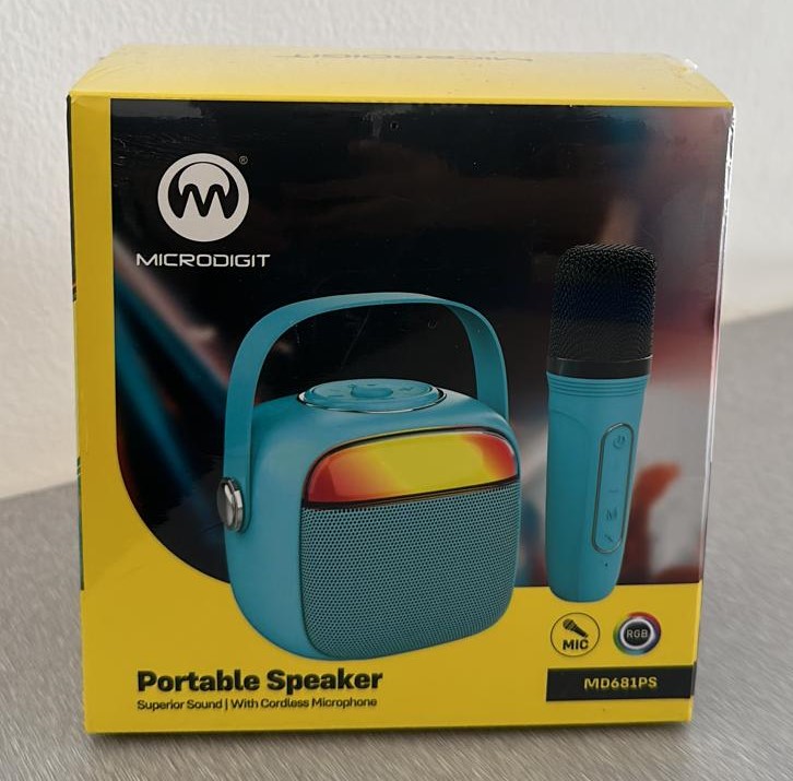 Portable Speaker Microdigit MD681PS with Single Mic TR00282