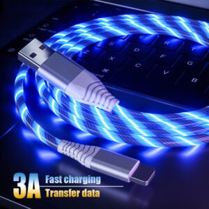 View Sonic Flow Luminous Glowing LED Light USB Cable USB To Type C 