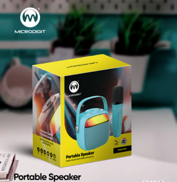 Portable Speaker Microdigit MD682PS with Double Mic TR00281
