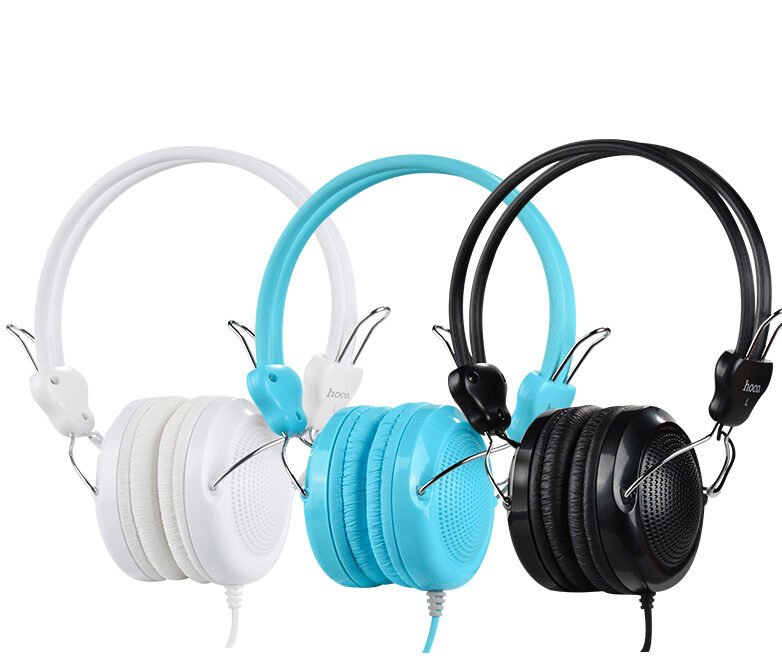 W5 Wired headphones with mic adjustable head beam TR00163