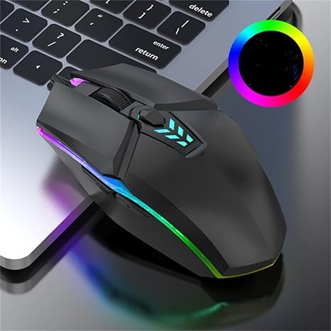Wired Gaming Mouse 1600 DPI Optical 6 Button USB Mouse With RGB BackLight TR00238