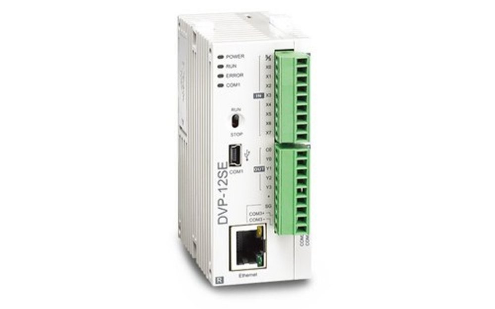 PLC CPU Ethernet port relay outputs Delta DVP12SE11R